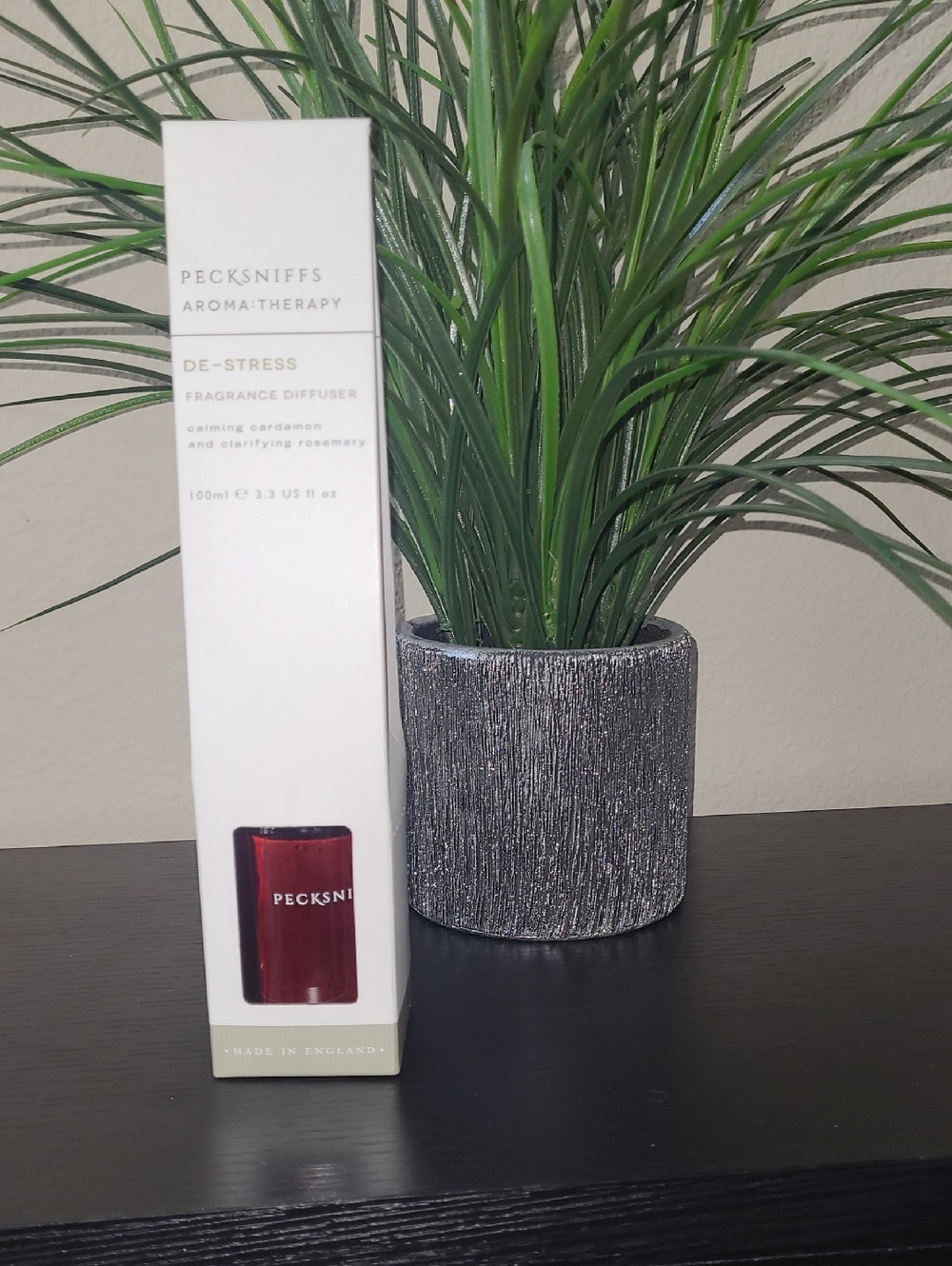 PECKSNIFFS De-Stress Diffuser -  Calming Cardamon & Clarifying Rosemary